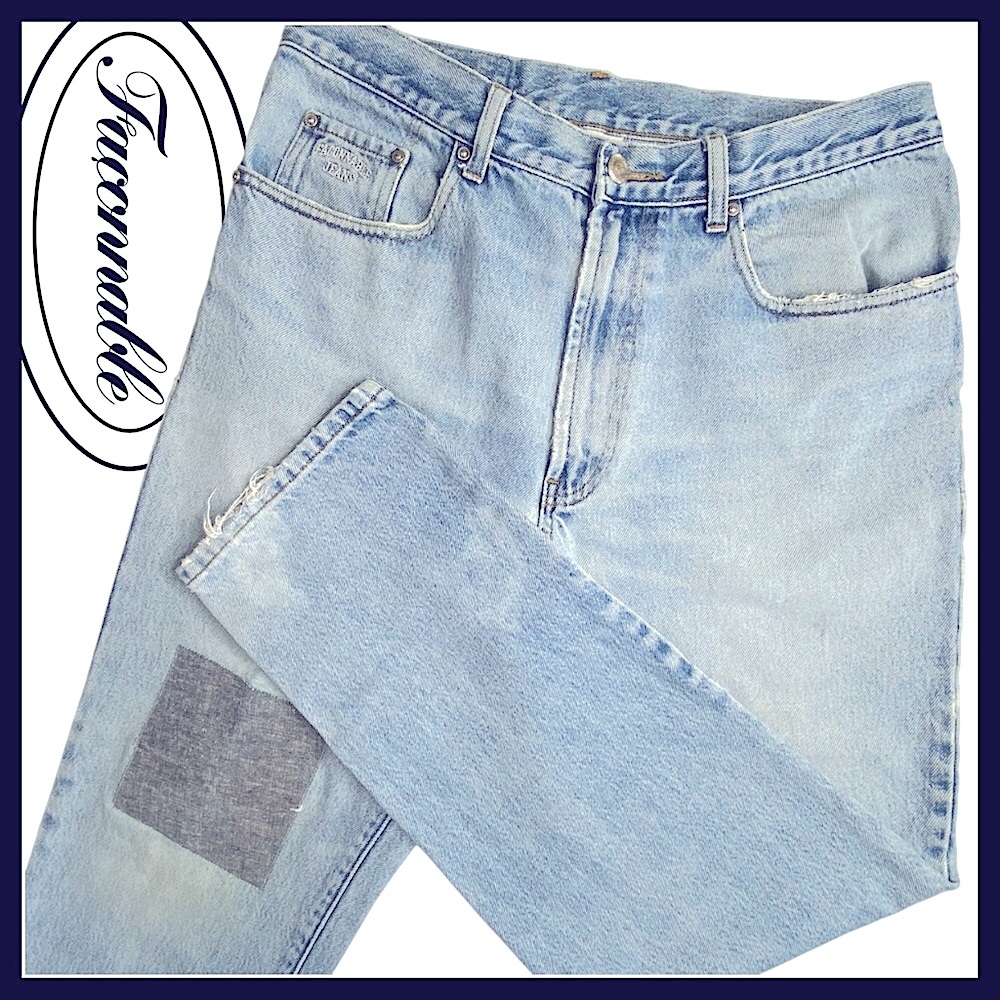 Facconable Grunge Edge Men’s Premium Nostalgic Dungarees Jeans Co. Size (35R)